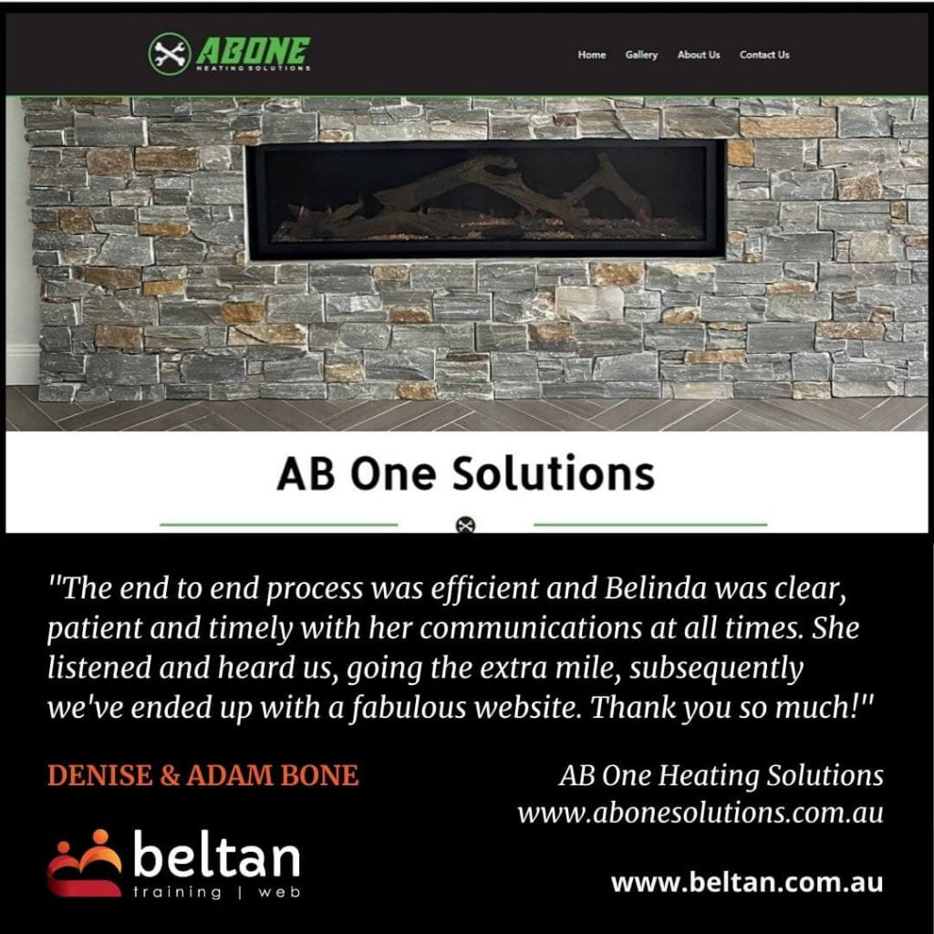 AB One Heating Solutions Testimonial