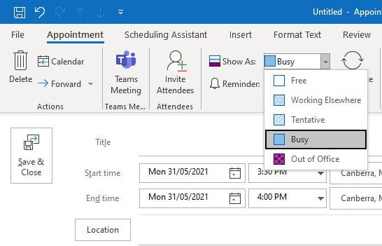 Improve Time Management with the Outlook Calendar