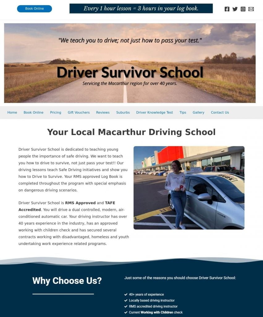 Driver Survivor School